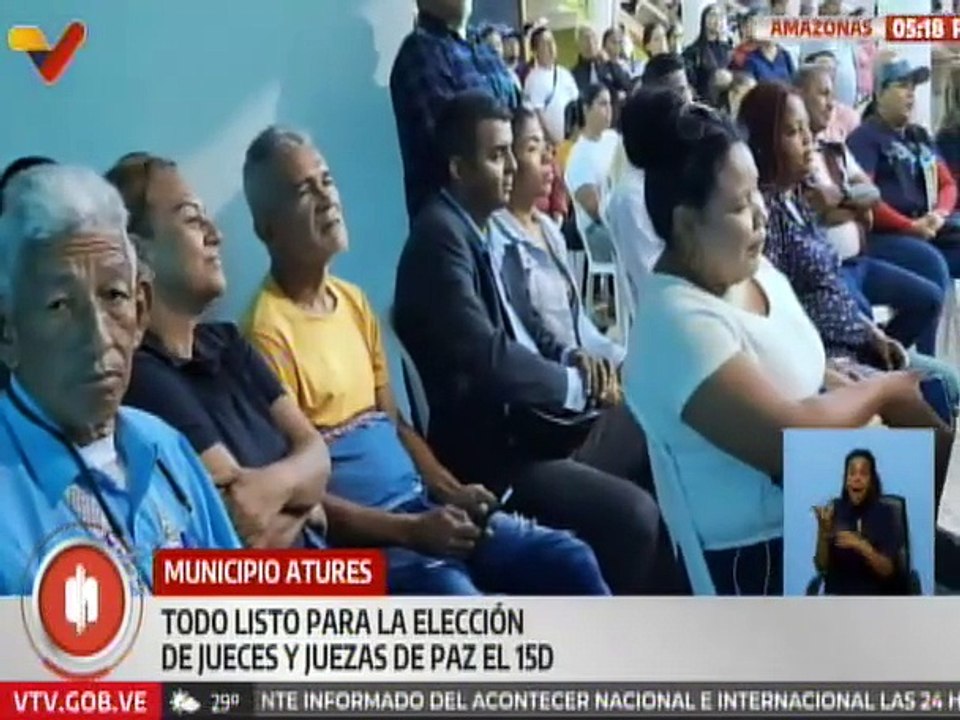 Jueces y juezas de paz inician cierre de campaña en el estado Amazonas