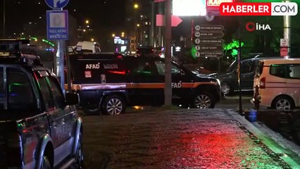 Rize'de fırtınadan ötürü sallanan bina tahliye edildi