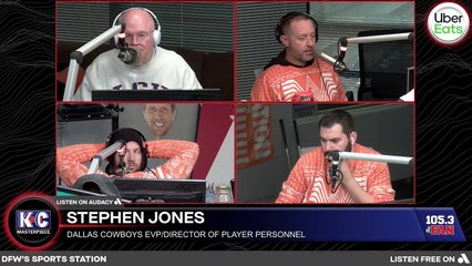 Stephen Jones on Cowboys/Panthers, losing Overshown & more