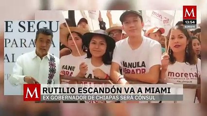 Rutilio Escandón será designado cónsul de México en Miami, EU