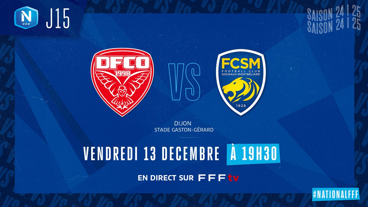 J15 | DIJON FCO - FC SOCHAUX-MONTBELIARD (0-0)
