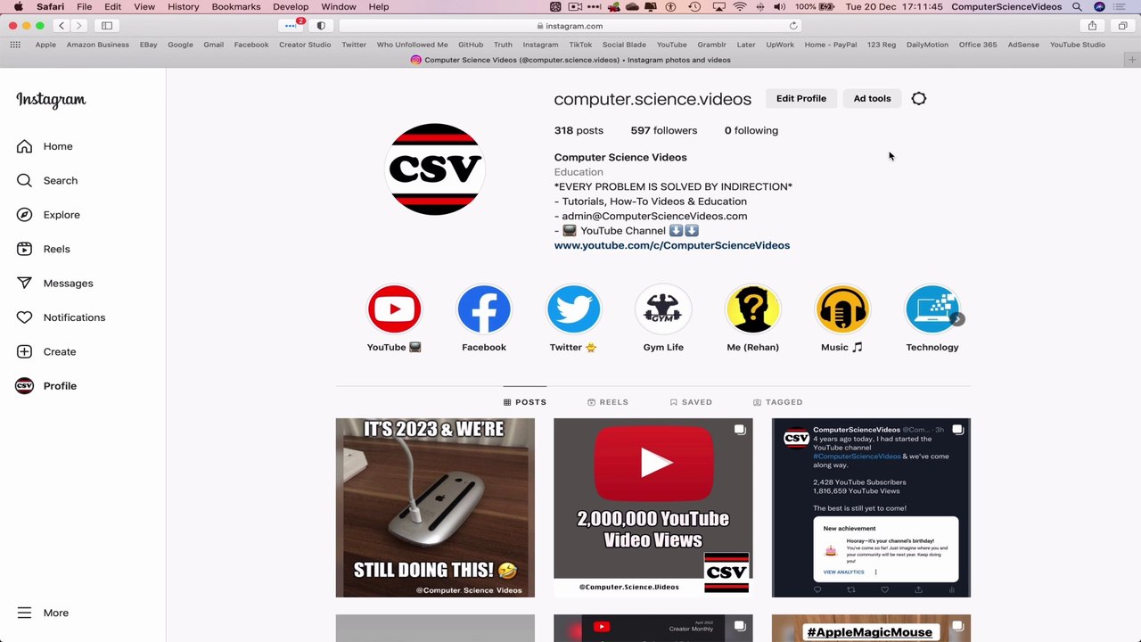 How to SWITCH to Dark Mode on Instagram On a Mac Computer - Basic Tutorial | New