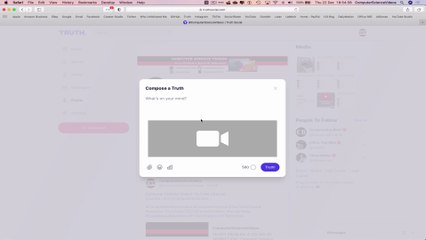 How to UPLOAD a Video on TRUTH SOCIAL Using a Desktop Computer / MAC - Basic Tutorial | New