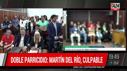 🔴EL JURADO ENCONTRÓ CULPABLE A MARTÍN DEL RÍO POR EL ASESINATO DE SUS PADRES