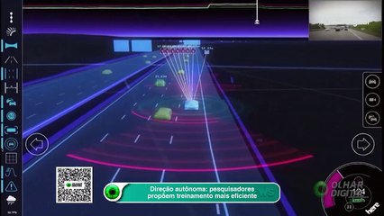 Direção autônoma: pesquisadores propõem treinamento mais eficiente