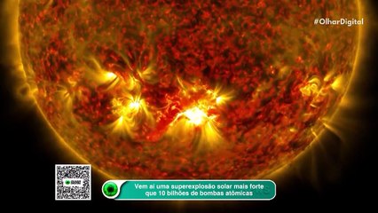 Vem aí uma superexplosão solar mais forte que 10 bilhões de bombas atômicas