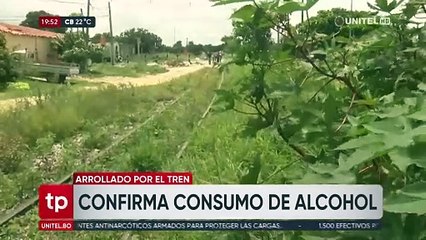 Hombre desmembrado por un tren en Santa Cruz dio positivo al test de alcoholemia