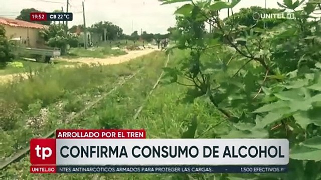 Hombre desmembrado por un tren en Santa Cruz dio positivo al test de alcoholemia