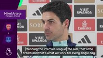 Arteta dreams of winning the Premier League with Arsenal