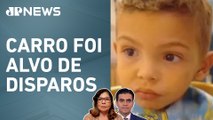 Menino de quatro anos morre após ser baleado no Rio de Janeiro; Dora Kramer e Vilela analisam