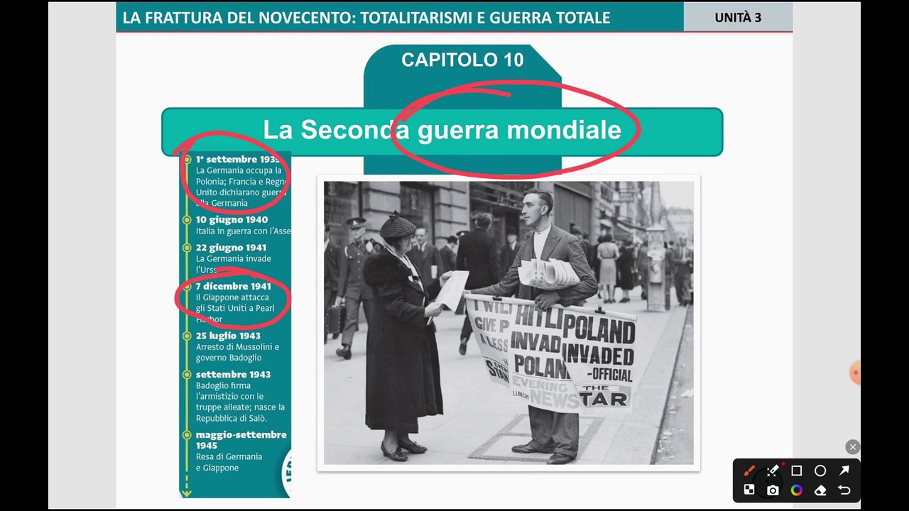 La seconda guerra mondiale (prima fase: 1939-1942)
