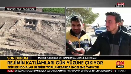 Rejimin katliamları gün yüzüne çıkıyor! ŞAM'DAKİ TOPLU MEZARDA İNCELEME BAŞLADI