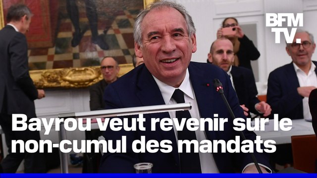 Faut-il revenir sur le non-cumul des mandats comme le suggère François Bayrou?
