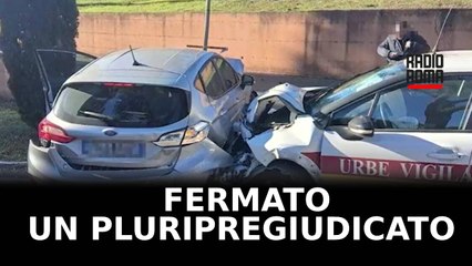Ruba auto in cimitero, poi si schianta con auto vigilanza