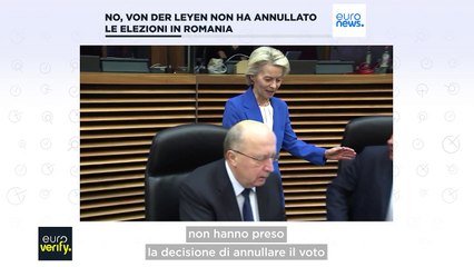 Fact checking: falso, von der Leyen non ha annullato il ballottaggio presidenziale in Romania