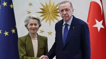 Cumhurbaşkanı Erdoğan, AB Komisyonu Başkanı Ursula von der Leyen ile ortak basın toplantısında açıklama yaptı