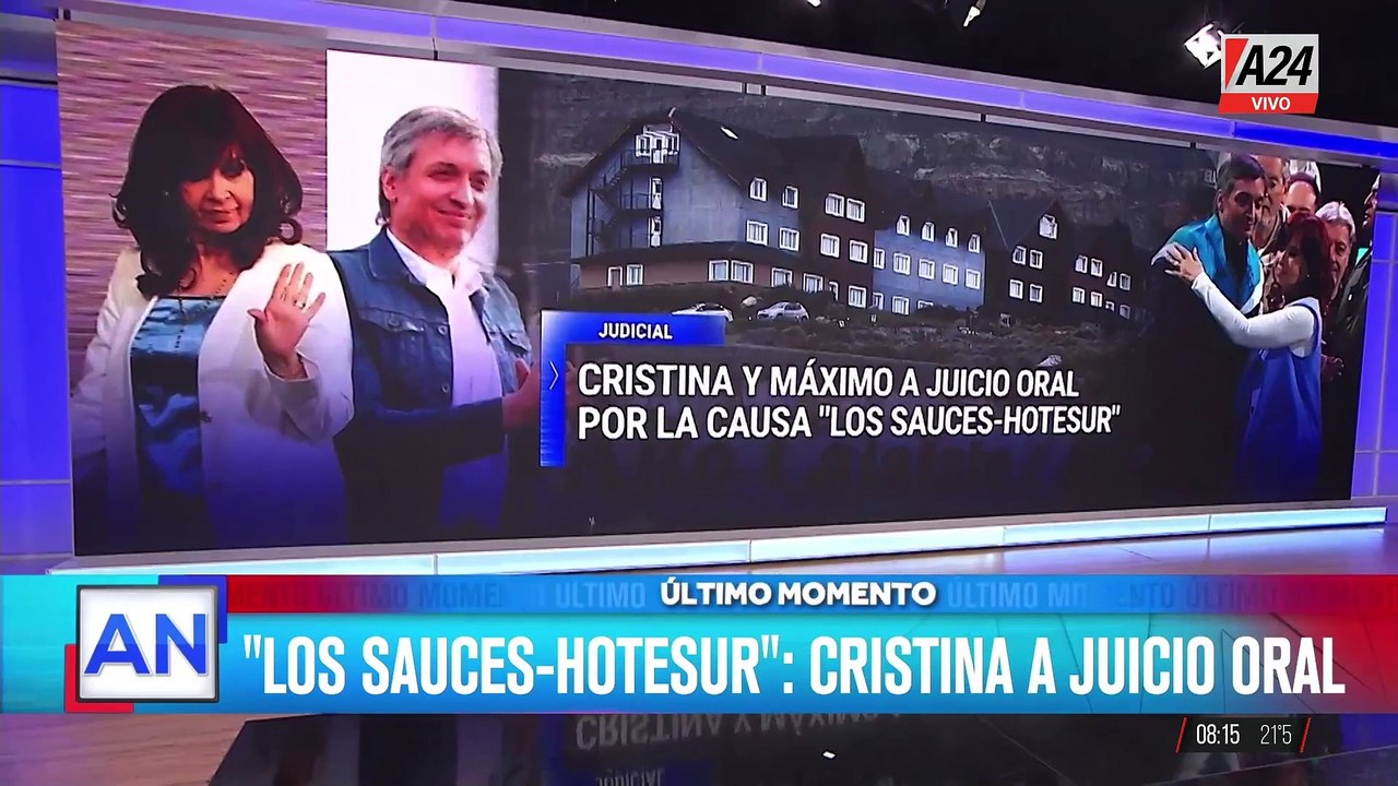 Cristina y Máximo Kirchner a juicio oral por la...