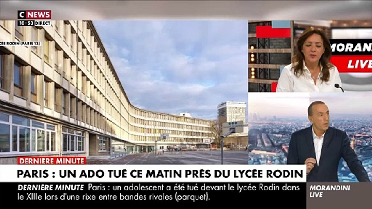 Ado poignardé dans le 13e arrondissement de Paris - Le témoignage bouleversant dans "Morandini Live" de Rachida Kaaout, conseillère municipale d'Ivry-sur-Seine: "Mon fils est harcelé depuis 1 an 1/2. Il m’a dit ‘maman, ils vont me tuer’" - Regardez