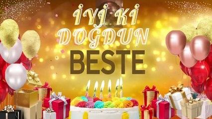 BESTE - Doğum Günün Kutlu Olsun Beste