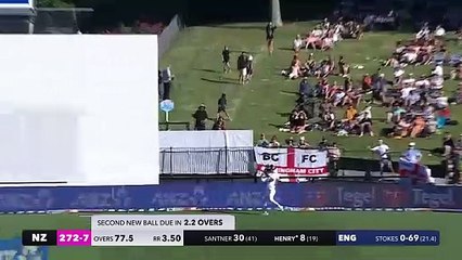 Brook makes freakish boundary catch against New Zealand