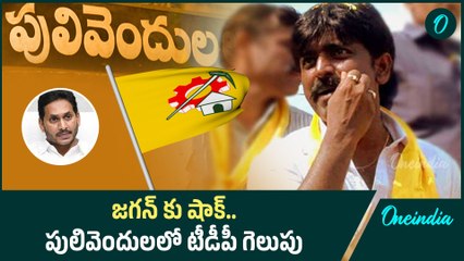 1978 తర్వాత Pulivendula నియోజకవర్గంలో గెలిచిన  టీడీపీ | Oneindia Telugu