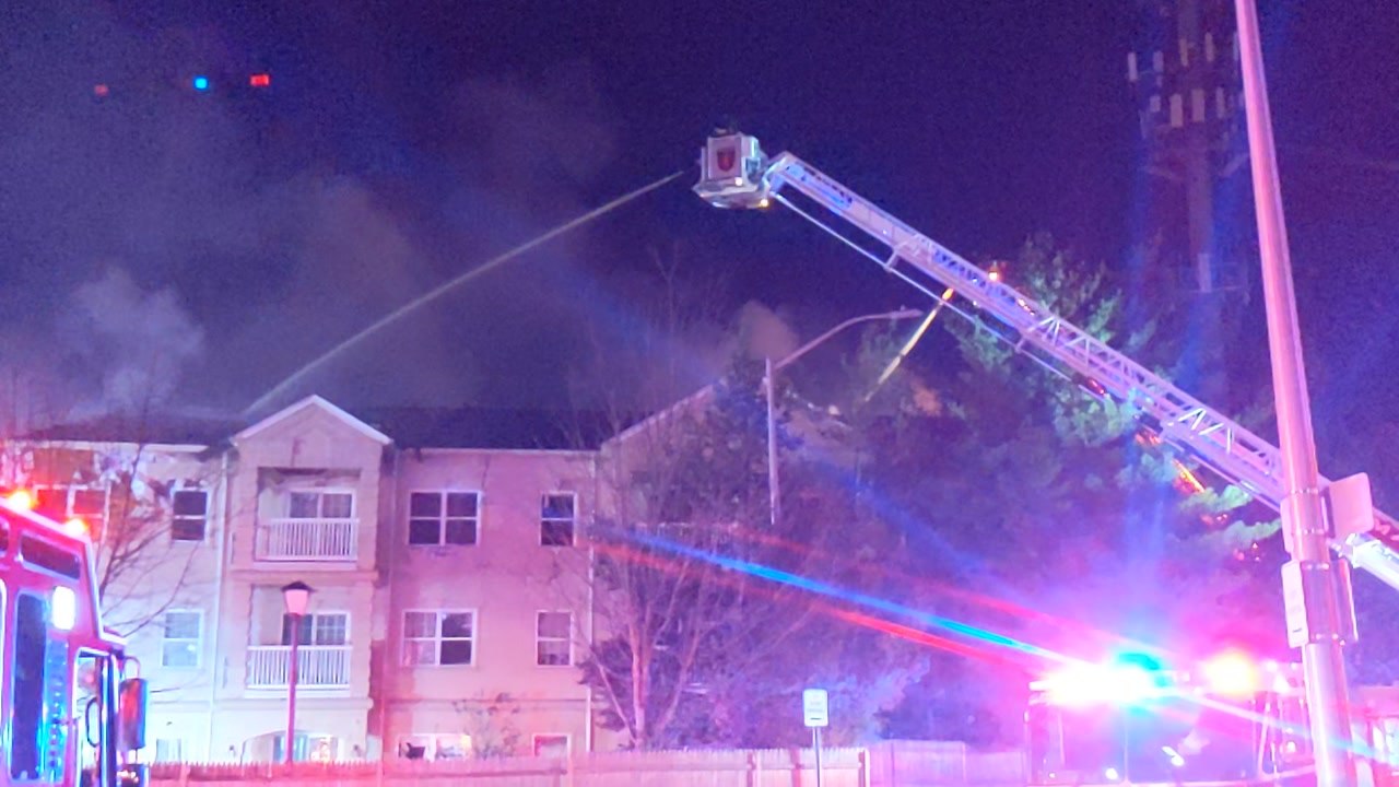 Large Fire in Elmont