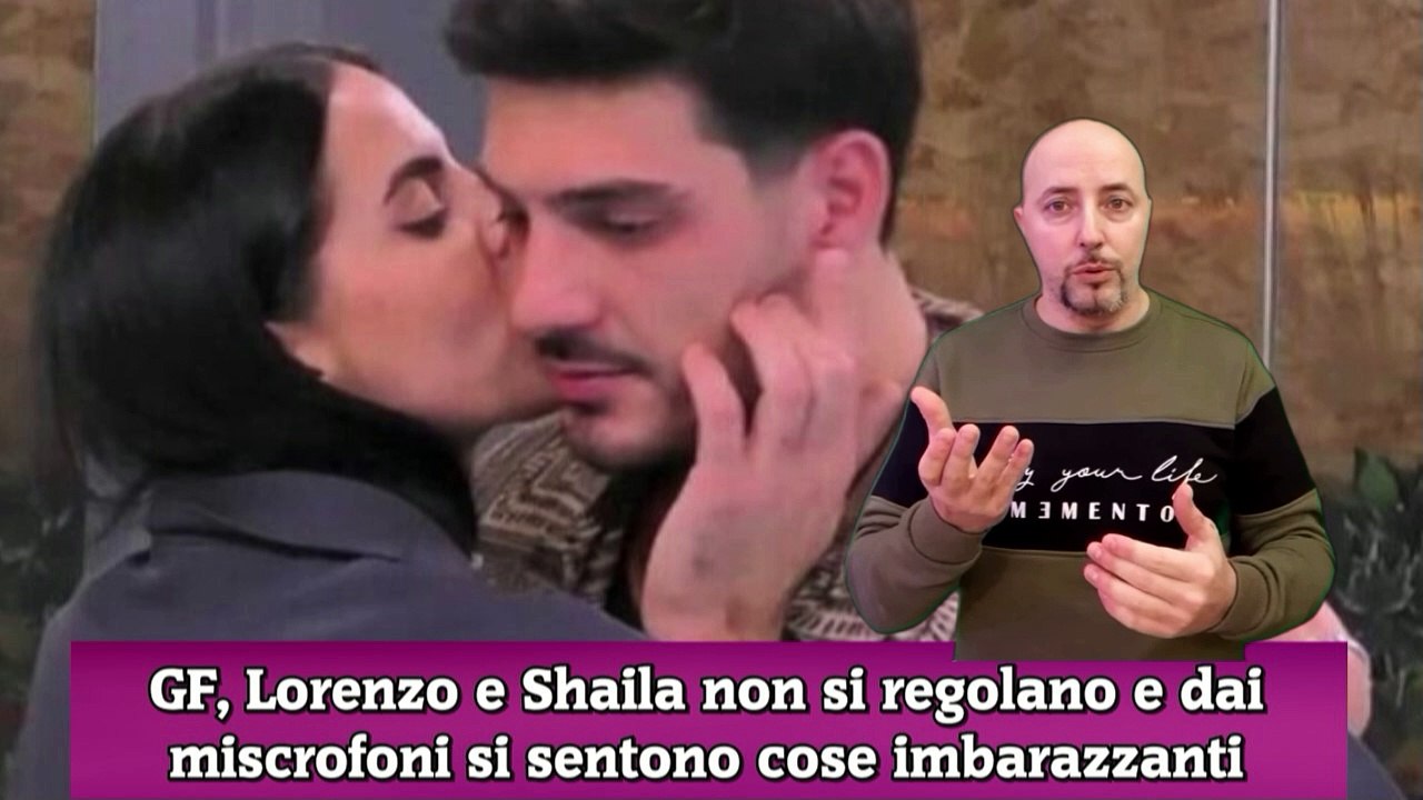 GF, Lorenzo e Shaila non si regolano e dai miscrofoni si sentono cose imbarazzanti