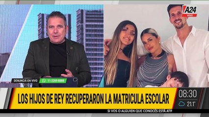 ⚽ LOS HIJOS DE RODRIGO REY RECUPERARON LA MATRÍCULA ESCOLAR