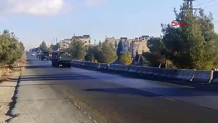 Rus ordusunun Şam'dan çıkışı kamerada