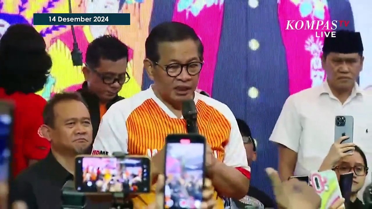 [FULL] Pidato Pramono Anung & Rano Karno di Syukuran Kemenangan Pilkada Jakarta