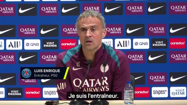 Enrique sur sa relation avec Dembélé : Je suis l'entraîneur, pas leur père ou leur frère