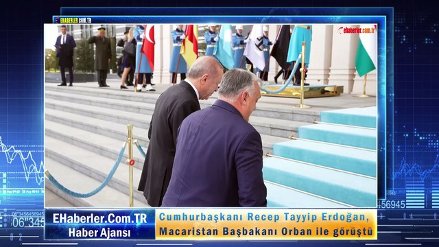Cumhurbaşkanı Erdoğan, Macaristan Başbakanı Orban ile görüştü