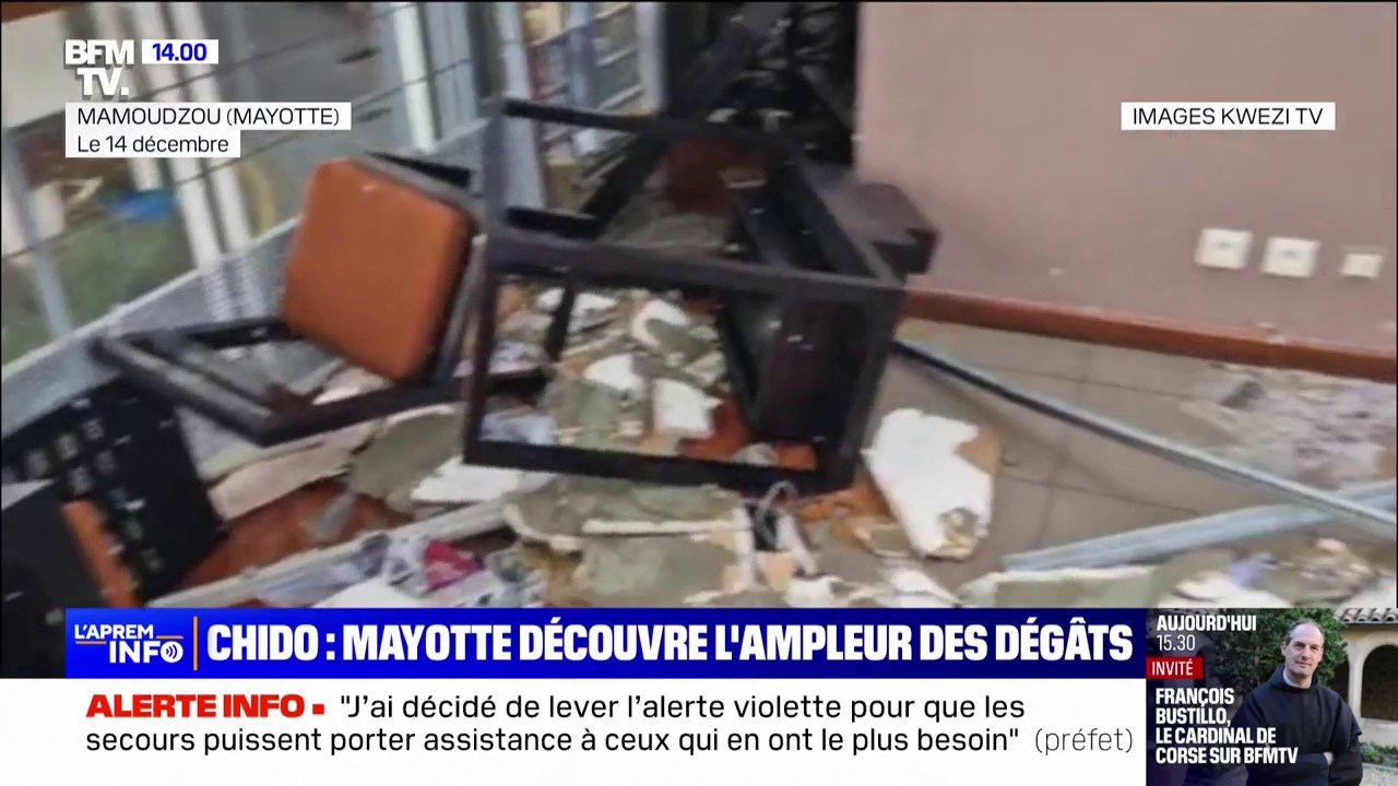 Mayotte: les habitants découvrent l'ampleur des dégâts après le passage du cyclone Chido