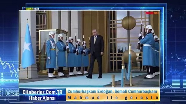 Cumhurbaşkanı Erdoğan, Somali Cumhurbaşkanı Mahmud ile görüştü