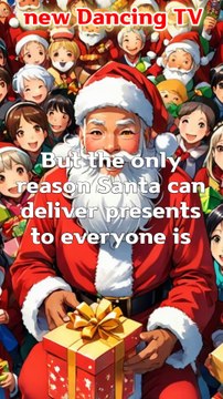 Merry Christmas to Santa Claus' secret ministry! ☆ new Dancing TV 🎅Santa Claus