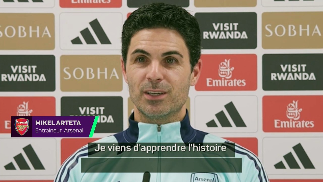 Arteta : "La fresque murale, c'est mérité pour Nicolas Jover"