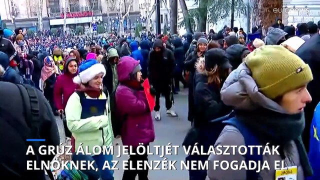 Grúzia elnöke nem fogadja el az új, oroszbarát elnök megválasztását