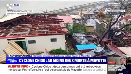 Antoine Placenza (CPE au collège Kaweni 2 à Mayotte), sur le cyclone: "L'île va mettre du temps à s'en remettre"