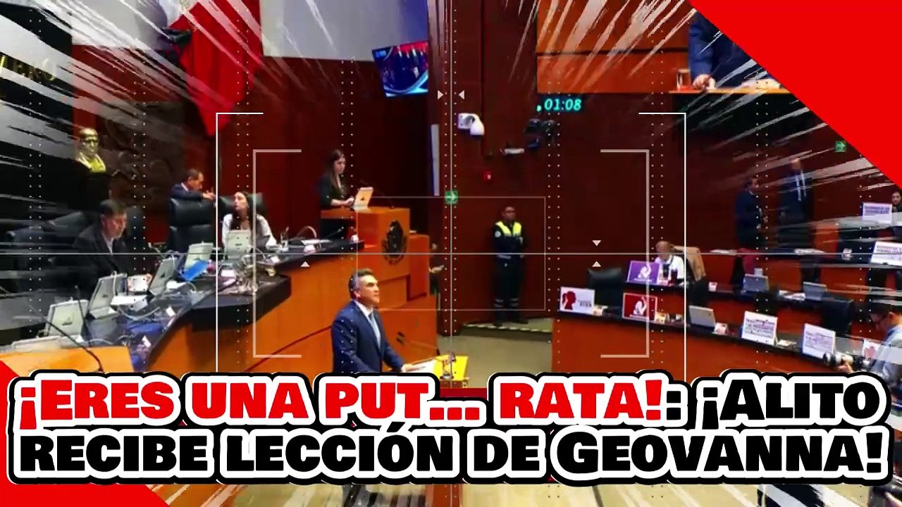 ¡Eres una put… rata! ¡’el narko Alito’ recibe una brutal lección de Geovanna ‘la compa de noroña’!