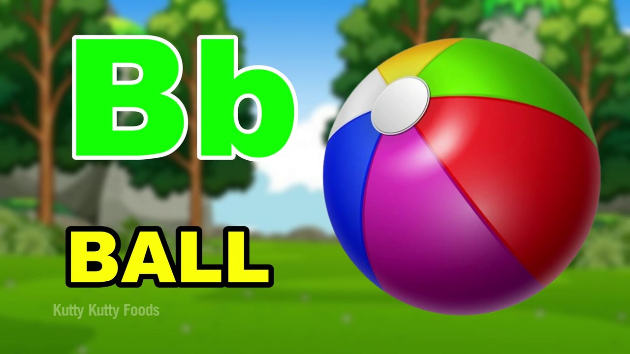 Easy learn A for apple,B for ball, nursery rhymes, phonic song