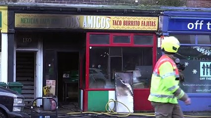 Fire at Hove restaurant