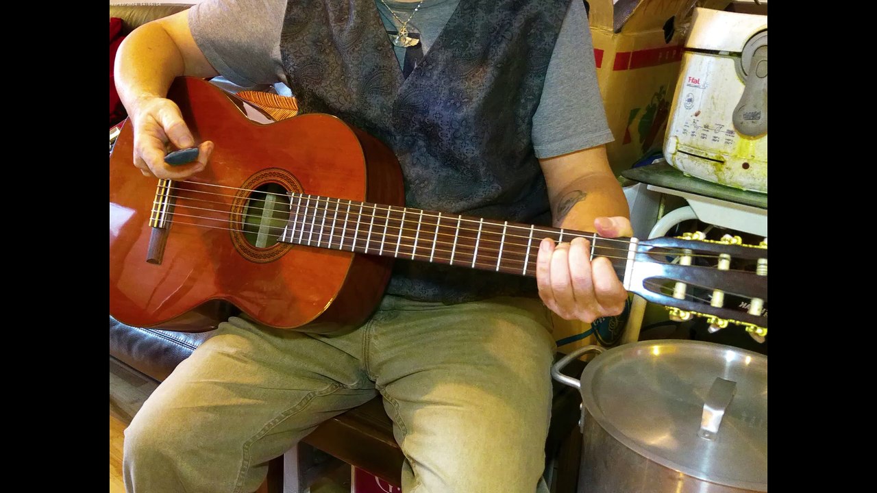 Guitar classical guitare🎸alla Leo Brouwer's malaguènes