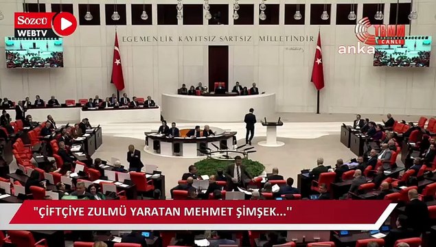 Sarıbal: Çiftçiye zulmü yaratan Mehmet Şimşek, çiftçiyi batırarak gıda enflasyonunu düşürecek