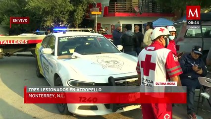 Conductor confunde pedales y atropella a personas en el mercado de Monterrey