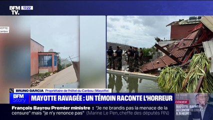Bruno Garcia (propriétaire de l'hôtel du Caribou à Mayotte): "Il y aura des pillages dans les commerces, car les gens ont faim"