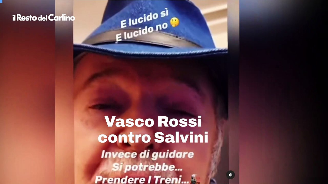 Vasco Rossi contro Salvini: il video