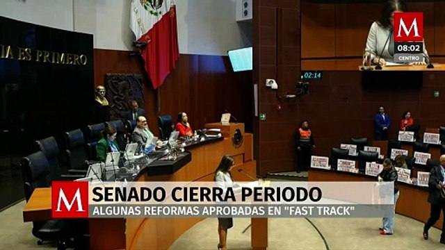Senado aprueba reformas en fast track; cierran periodo ordinario de sesiones