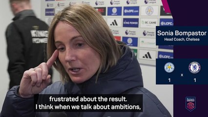 Bompastor left frustrated by first dropped points in WSL