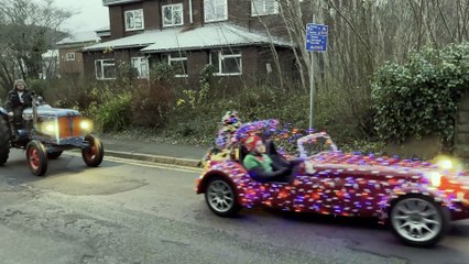 Abergavenny Xmas Tractor Parade!