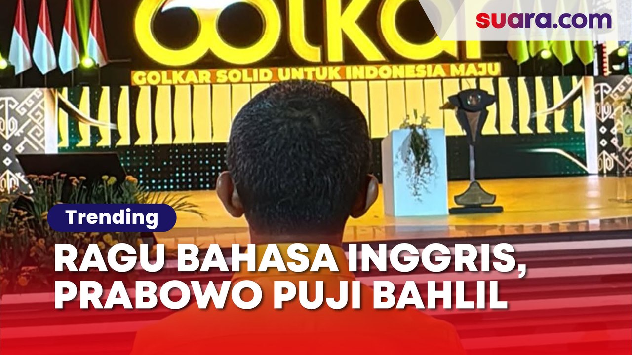 Ragu Jago Bahasa Inggris, Prabowo Justru Puji Bahlil: Pinter juga Orang Ini, Walau Kampusnya Gak Ada di Google